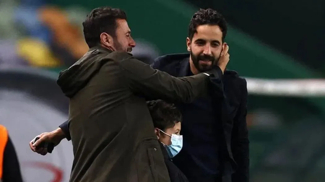 开云官网-太阳报：阿莫林与曼城总监维亚纳亲如兄弟，两家常常一起聚餐